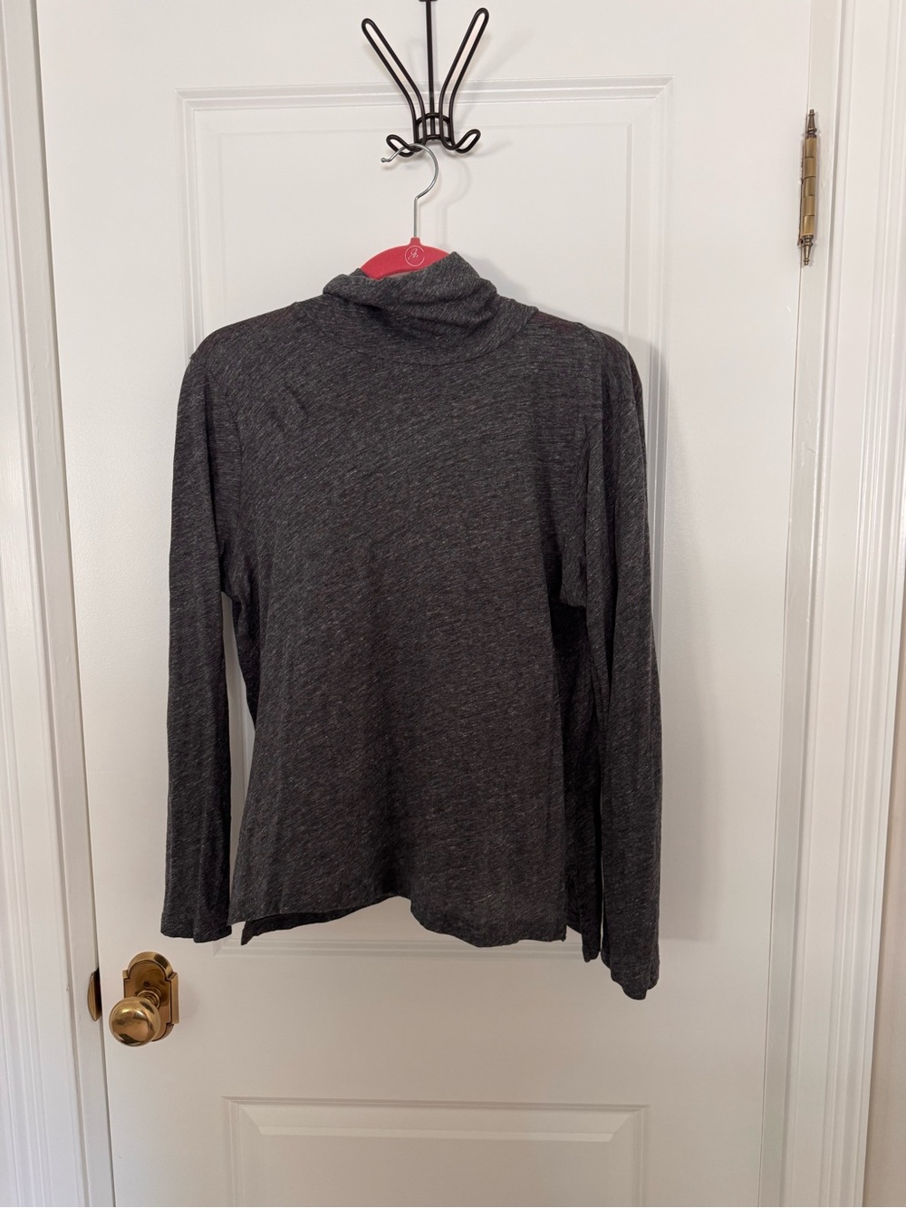 Madewell Charcoal Gray Long-Sleeve Turtleneck